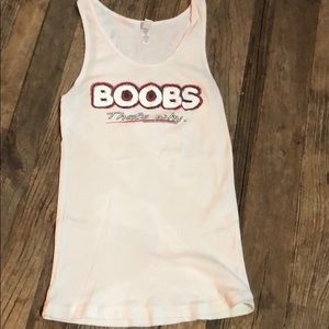 Tops - Boobs Tank women’s X Large new Tops - Boobs Tank women’s X Large new